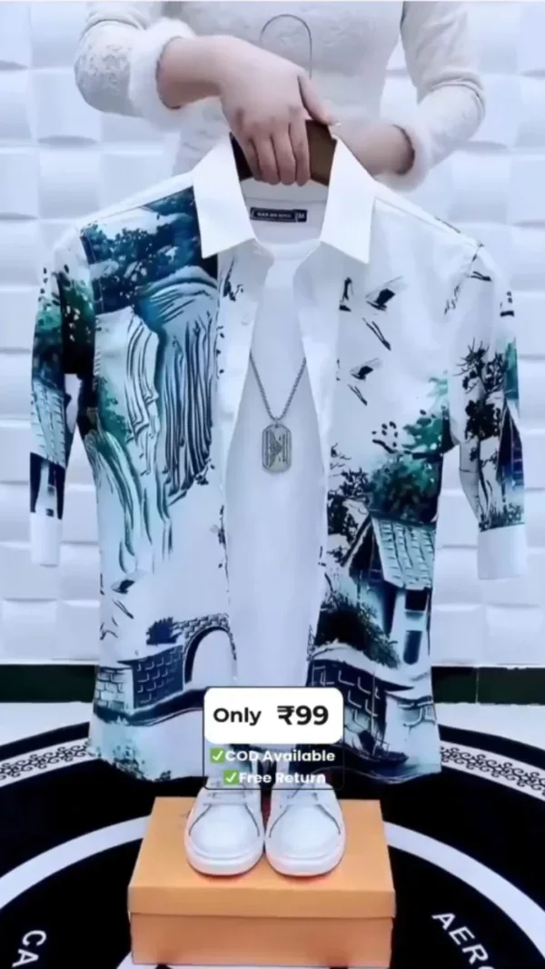 The Serene Dynasty Limited Edition Premium Designer Shirt – Exclusive Celebrity-Inspired Collection